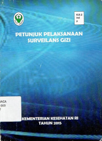 Petunjuk Pelaksanaan Surveilans Gizi