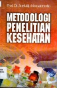 Image of Metodologi Penelitian Kesehatan