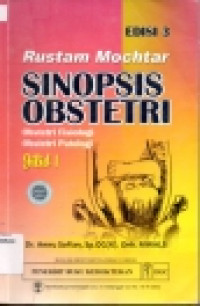 Image of Sinopsis Obstetri obstetri operatif obstetri sosial jilid 1 edisi 3